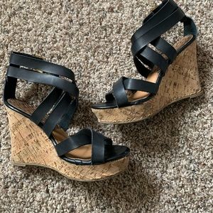 Strappy heeled sandals